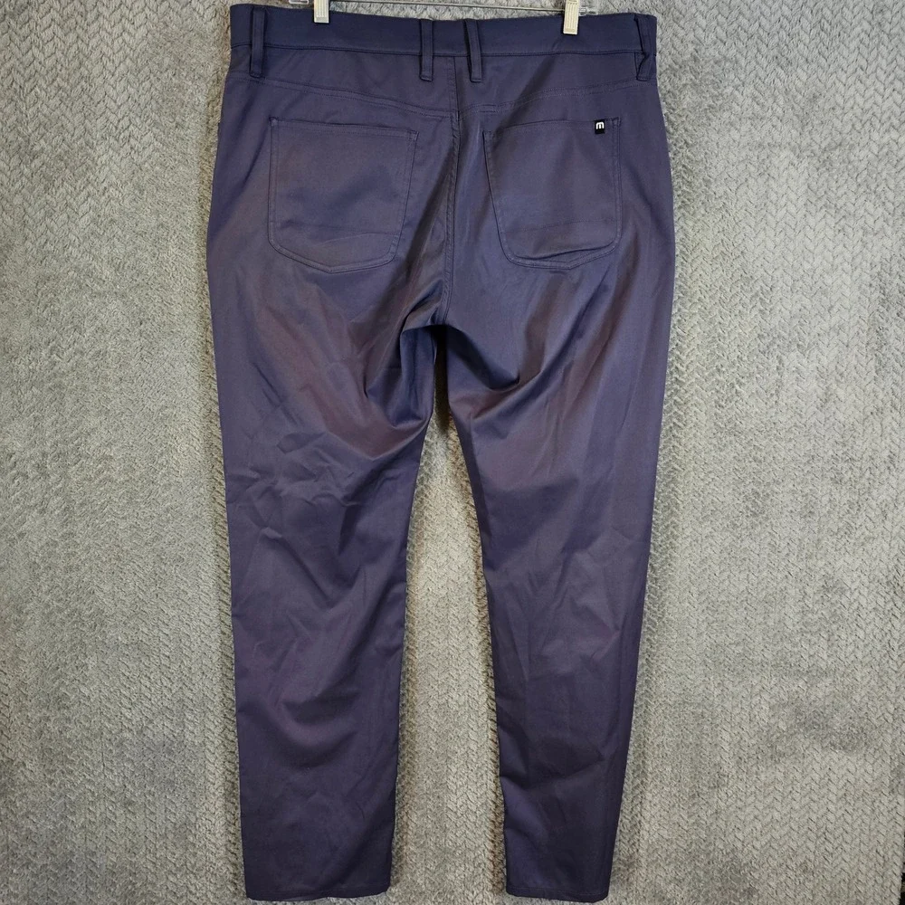 Travis‎ Mathew Open to Close Mens Navy Blue Performance Golf Pants Size 36 Solid